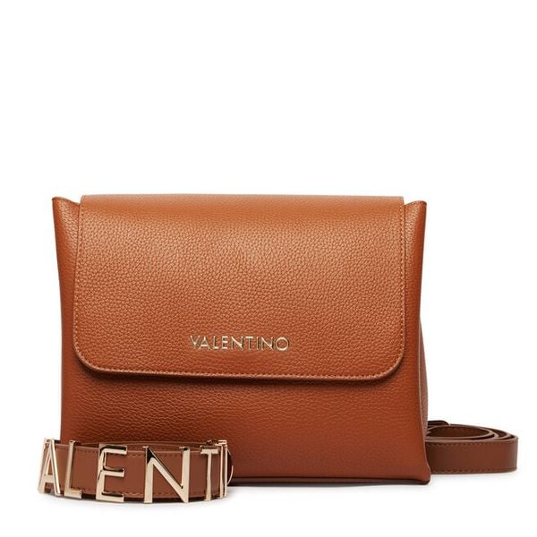 Torebka Valentino. Brązowe listonoszki damskie Valentino, bez wzorów, bez dodatków. Za 432.99 zł.