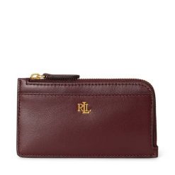 Portfel LAUREN RALPH LAUREN. Czerwone portfele damskie Lauren Ralph Lauren. Za 489.99 zł.