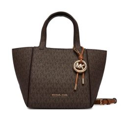 Torebka MICHAEL Michael Kors. Brązowe shopperki damskie MICHAEL Michael Kors, bez wzorów, bez dodatków. Za 1,299.00 zł.