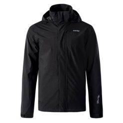 Kurtka męska Softshell Hi-Tec Oscar - czarna, Rozmiar M. Czarne kurtki męskie Hi-tec, m, bez wzorów, z materiału, bez kaptura, trekkingowe. Za 209.99 zł.
