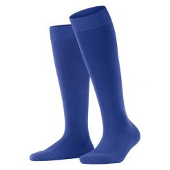 Skarpetki do kolan damskie Falke ClimaWool. Niebieskie skarpetki damskie Falke, bez wzorów, z lyocellu. Za 149.00 zł.