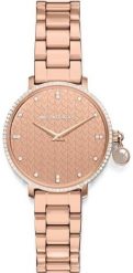 Zegarek Michael Kors Michael Kors Pyper MK7573 Zegarek damski różowe złoto 32 mm. Czerwone zegarki damskie Michael Kors, złote. Za 630.99 zł.