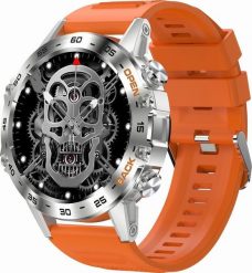 Smartwatch Gravity GT9-9 Pomarańczowy. Brązowe zegarki smartwatch Gravity, bez wzorów. Za 173.43 zł.