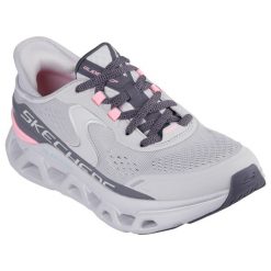 Buty sportowe Skechers Slip-ins Glide Step Altus. Czerwone obuwie sportowe damskie Skechers, bez wzorów, z syntetyku, bez zapięcia. Za 483.50 zł.