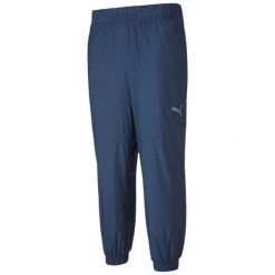 Puma Męskie spodnie Reactive Woven S – DRYCELL. Fioletowe spodnie sportowe męskie Puma, m, bez wzorów, z dresówki. Za 253.99 zł.