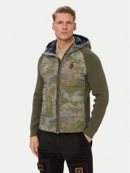 Aeronautica Militare Kurtka przejściowa 262AM1389UCL00006 Khaki Regular Fit. Brązowe kurtki męskie Aeronautica Militare, m, bez wzorów, z syntetyku, bez kaptura. Za 974.99 zł.