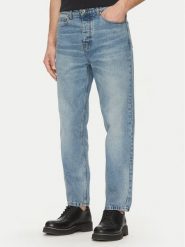 AMI Paris Jeansy HTR103.DE0046 Niebieski Tapered Fit. Niebieskie jeansy męskie AMI PARIS, z jeansu. Za 949.99 zł.