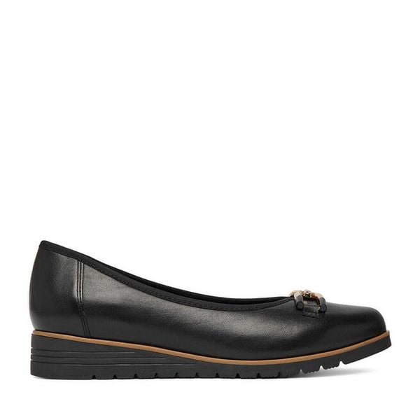 Baleriny Go Soft. Czarne balerinki damskie GO SOFT, bez wzorów, bez obcasa, bez zapięcia. Za 199.99 zł.