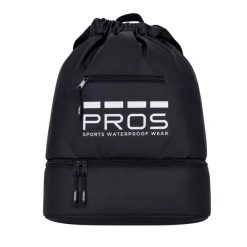 AquaPack PROS SPORT - wodoodporny plecak sportowy z kieszenią na obuwie. Brązowe plecaki męskie Pros, bez wzorów, klasyczne. Za 89.99 zł.