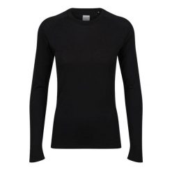 Bluza merino damska Inov-8 Merino Long Sleeve T-Shirt. Czarne bluzy damskie Inov-8, bez wzorów, bez ramiączek, bez kaptura. Za 391.99 zł.