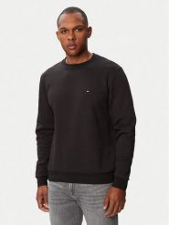 Tommy Hilfiger Sweter Essential MW0MW37241 Czarny Regular Fit. Czarne swetry męskie Tommy Hilfiger, m, bez wzorów, z bawełny, bez kołnierzyka, bez ramiączek. Za 489.99 zł.