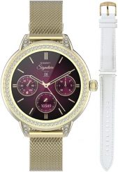 Smartwatch Garett Złoty (3602-1-221-569931). Żółte zegarki smartwatch GARETT, bez wzorów. Za 499.00 zł.