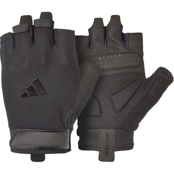Rękawice treningowe Essential. Czarne rękawiczki damskie Adidas, bez wzorów. Za 90.99 zł.