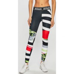 Reebok - Legginsy. Legginsy damskie Reebok, bez wzorów, z dzianiny. W wyprzedaży za 139.90 zł.