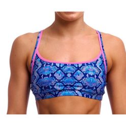 Strój dwuczęściowy Funkita Sports Top Blue Viper - góra od bikini. Niebieskie stroje kąpielowe damskie Funkita, l, bez wzorów. Za 139.00 zł.