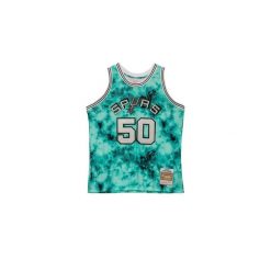 Koszulka NBA San Antonio Spurs David Robinson. Niebieskie bluzki damskie Mitchell & Ness, bez wzorów, sportowe, bez kołnierzyka, bez ramiączek. Za 603.50 zł.