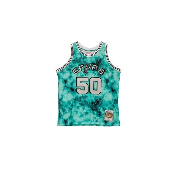 Koszulka NBA San Antonio Spurs David Robinson. Niebieskie bluzki damskie Mitchell & Ness, bez wzorów, sportowe, bez kołnierzyka, bez ramiączek. Za 603.50 zł.