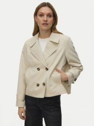 Vero Moda Trencz Chloemia 10308267 Beżowy jasny Regular Fit. Brązowe płaszcze damskie Vero Moda, l, bez wzorów, z syntetyku, bez kołnierzyka, bez kaptura. Za 179.99 zł.