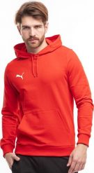 Puma Bluza męska Puma Team Goal Casuals Hoody czerwona 658618 01 L. Czerwone bluzy męskie Puma, l, bez wzorów, bez ramiączek, bez kaptura. Za 185.31 zł.