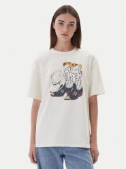 Levi's® T-Shirt Graphic Tabor 001MX-0007 Écru Regular Fit. T-shirty damskie m, bez wzorów, z bawełny, bez kołnierzyka, bez ramiączek. Za 169.99 zł.