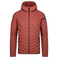 Męska kurtka zimowa LOAP Jekl XL. Czerwone kurtki sportowe męskie YOA, na zimę, m, bez wzorów, bez kaptura, narciarskie. Za 180.26 zł.