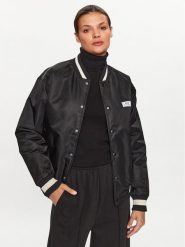 Mercer Amsterdam Kurtka bomber Unisex Re-Varsity MEAP231010 Czarny Regular Fit. Czarne kurtki męskie Mercer Amsterdam, m, bez wzorów, z syntetyku, bez kaptura. Za 1,299.00 zł.