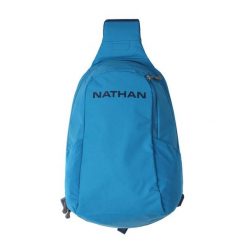 Plecak Nathan Run Sling 8 L. Niebieskie plecaki męskie Nathan, bez wzorów, sportowe. Za 504.00 zł.