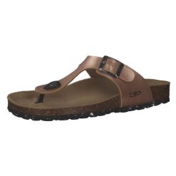 Klapki damskie CMP ECO MYMOSA. Czarne klapki damskie CMP, bez wzorów, sportowe, bez obcasa, bez zapięcia. W wyprzedaży za 139.99 zł.