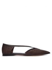 Max Mara Klapki 2614521212600 Brązowy. Brązowe klapki damskie Max Mara, bez wzorów, ze skóry, bez obcasa, bez zapięcia. Za 2,279.00 zł.