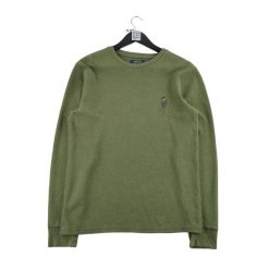 Second life - Sweter męski Polo Ralph Lauren Bear - Jak nowy. Zielone swetry męskie Ralph Lauren, l, bez wzorów, z materiału, eleganckie, bez kołnierzyka, bez ramiączek. Za 212.96 zł.