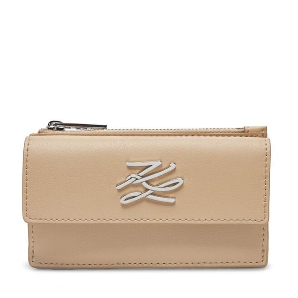 Portfel KARL LAGERFELD. Brązowe portfele damskie KARL LAGERFELD. Za 289.99 zł.