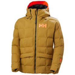 Kurtka z kapturem Helly Hansen Emiko Ridable. Brązowe kurtki sportowe męskie Helly Hansen, na zimę, m, bez wzorów, z puchu, z kapturem, narciarskie. Za 1,739.00 zł.