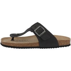 Sandały Geox Ghita. Czarne sandały męskie Geox, na lato, bez wzorów, z materiału, eleganckie, bez zapięcia. Za 307.95 zł.