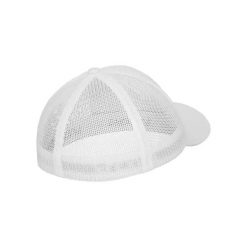 Czapka Flexfit Trucker. Białe czapki damskie FLEXFIT, bez wzorów, z bawełny. Za 67.65 zł.