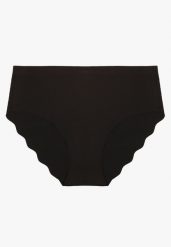 Czarne Majtki Figi z Geometrycznym Wzorem Lilivoria. Czarne majtki damskie Born2be, z jeansu. Za 4.99 zł.