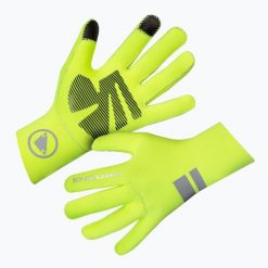 Rękawiczki rowerowe męskie Endura FS260-Pro Nemo Glove II hi-viz. Żółte rękawiczki męskie ENDURA, bez wzorów. Za 119.99 zł.