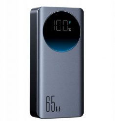 Powerbank Joyroom JR-PBF05 Pro 30000mAh 65W z wyświetlaczem cyfrowym 2x USB-C 1x USB-A - czarny. Czarne powerbanki Joyroom. Za 180.83 zł.