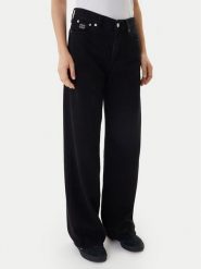 Tommy Jeans Jeansy DW0DW22116 Czarny Loose Fit. Czarne jeansy damskie Tommy Jeans, bez wzorów, z bawełny. Za 399.99 zł.