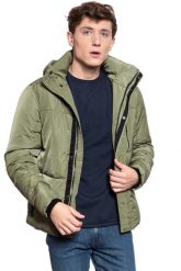 WRANGLER PROTECTOR JACKET MĘSKA KURTKA ZIMOWA CLOVER GREEN W4A2W3G05 112129068. Zielone kurtki męskie Wrangler, na zimę, m, bez wzorów, z puchu, z kapturem. W wyprzedaży za 149.99 zł.
