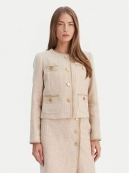 Luisa Spagnoli Marynarka Vasari 542790 Beżowy Regular Fit. Brązowe marynarki i żakiety damskie Luisa Spagnoli, bez wzorów, z bawełny, bez kołnierzyka, bez ramiączek. Za 2,169.00 zł.