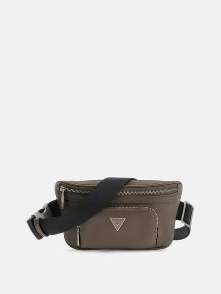 Guess Nerka HMECSA P3332 Brązowy. Brązowe saszetki i nerki męskie Guess, z aplikacjami, ze skóry. Za 183.99 zł.