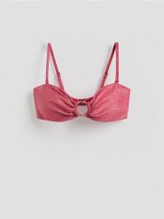 Góra od bikini - fioletowy. Fioletowe stroje kąpielowe damskie Reserved, bez wzorów, z tkaniny. Za 69.99 zł.