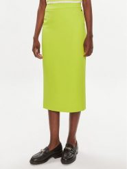 Tamaris Apparel Spódnica ołówkowa Caorle TAW0530 Zielony Slim Fit. Zielone spódnice damskie Tamaris Apparel, bez wzorów, z syntetyku, ołówkowe. Za 419.99 zł.