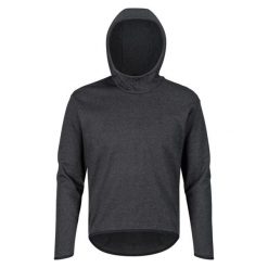 Bluza damska Odlo Mid layer hoody Active 365 knit. Czarne bluzy damskie ODLO, bez wzorów, bez ramiączek, bez kaptura. Za 549.99 zł.