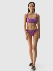 4F Dół od bikini damski - różowy S. Czerwone bikini 4F, s, bez wzorów, z elastanu. W wyprzedaży za 29.99 zł.