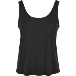 Damski tank top Urban Classics modal loose top-grandes tailles. Czarne topy damskie Urban Classics, bez wzorów, bez kołnierzyka, bez ramiączek. Za 142.00 zł.