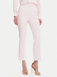 Elisabetta Franchi Spodnie materiałowe PA-089-51E2-V290 Różowy Regular Fit. Czerwone spodnie materiałowe damskie Elisabetta Franchi, bez wzorów, z materiału. Za 659.99 zł.