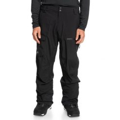 Spodnie śniegowe dla Mężczyzn UTILITY Czarny. Czarne spodnie sportowe męskie Quiksilver, m, bez wzorów, z poliesteru, narciarskie. Za 649.99 zł.