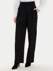 Desigual Spodnie materiałowe Rin 24WWPW20 Czarny Loose Fit. Czarne spodnie materiałowe damskie Desigual, bez wzorów, z materiału. Za 389.99 zł.