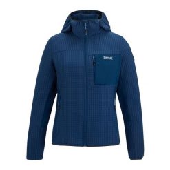 Damska Bluza Polarowa Kemilia. Niebieskie bluzy damskie Regatta, na zimę, bez wzorów, z polaru, sportowe, bez ramiączek, bez kaptura. Za 222.99 zł.